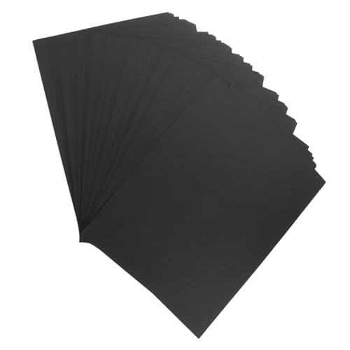Papier cartonné noir iplusmile pour dessin et scrapbooking de 50 feuilles