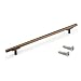 Produktbild Emuca - Möbelgriff Riad, Achsabstand 192 mm, L 232 mm, Bronze, Aluminium, 5 St.
