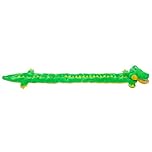 Outward Hound Kyjen 32037 Squeaker Matz Gator 32-Squeaker Plush Squeak Toy Dog Toys, Extra Large, Green