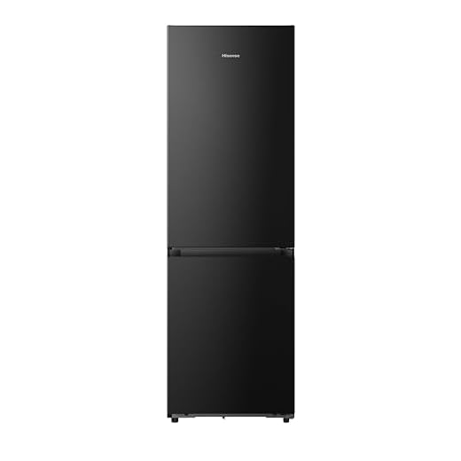 Hisense KitchenFit RB3K330SAFC Wifi Connected 186cm 60/40 No Frost Fridge Freezer - Black - C Rated