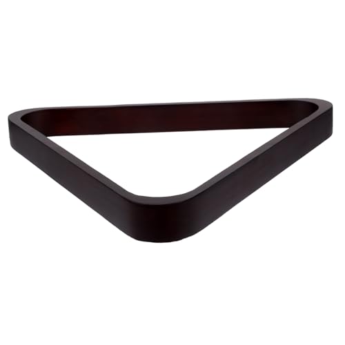 Mipcase Wooden Pool Table Triangle Billiard Rack Billiard Ball Rack Mini Billiard Organizer