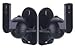 Produktbild HALTERUNGSPROFI Lautsprecher Wandhalter Lautsprecherhalterungen Satelliten Surround Speaker Halter Paar (2 Stück) schwarz LSB1