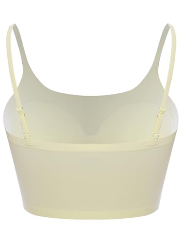 Girls Sports Training Bras Breathable Seamless Wireless Padded Camisole Athletic Running Vest4