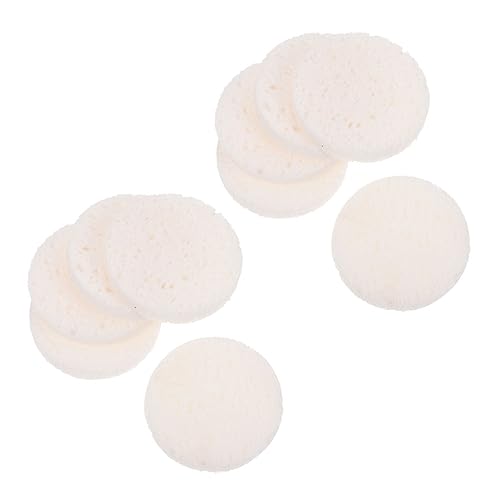 BESTYASH 40pcs Makeup Pads Rounded Face Cleaning for Cosmetics Application Gentle and Comfortable Design for Home and Salon Use for Foundation and Powder
