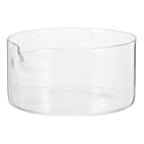 BESPORTBLE Kristallisationsschale mit Ausguss aus Glas Maximale Verdampfung Flacher Boden und Sauberes Ausgießen für Flüssigkristallisation im Labor und Unterricht