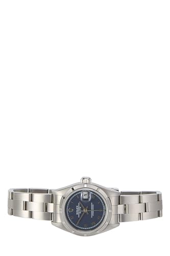 Pre-Loved Blue & Stainless Steel Roman Dial Date 69190 26mm, Blue3