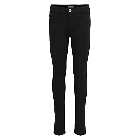 ONLY Mädchen Konrain Reg Skinny Cry6060 Noos Jeans, Schwarz, 146 EU Cover