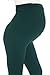 Leggings Depot Women's Maternity Leggings Over The Belly Pregnancy Casual Yoga Tights (Forest Green, Small)