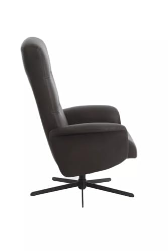 Hoclauho Relaxsessel mit Drehfunktion ergonomischer Fernsehsessel braun für Wohnzimmer – Bild 7