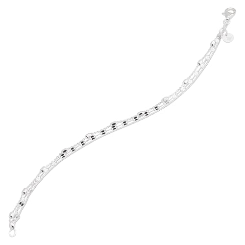 Silpada 'Figurati' Multi-Chain Beaded Bracelet in Sterling Silver3