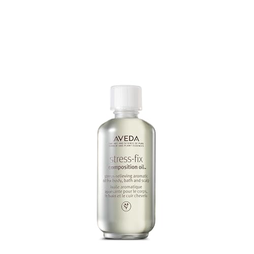 Aveda Stress-Fix Composition Oil | Bath, Body & Scalp Oil | Shown to Reduce Feelings of Stress | with Aroma of Lavender, Lavandin, Clary Sage, 1.7 Fl Oz