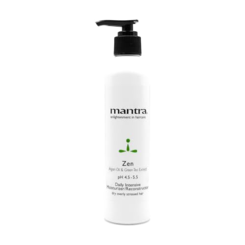 Mantra Zen Daily Intensive Moisturizer and Reconstructor, Deep Conditioning Treatment for Dry, Overly Stressed Hair, with Argan Oil and Green Tea Extract, pH 4.5 to 5.5 image 3