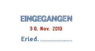 trodat Datumstempel Professional 4.0 5440 C6 ´Eingegangen´, Sie erhalten 1 Packung