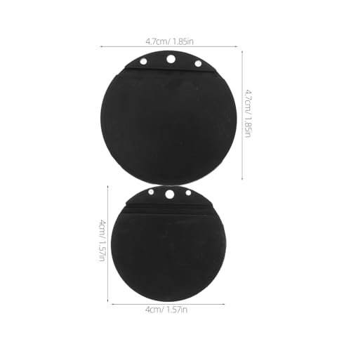 BESTonZON Kit de Réparation de Clapets de Dalot pour Bateau – 4 Pièces en Caoutchouc Noir Résistant aux UV – Joints Étanches pour Bouchon de Vidange 40 MM et 47 MM – Pièces Détachées – vue 2