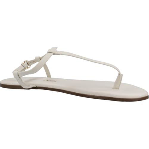 Image of TKEES Mariana Leather Sandal, 10, White