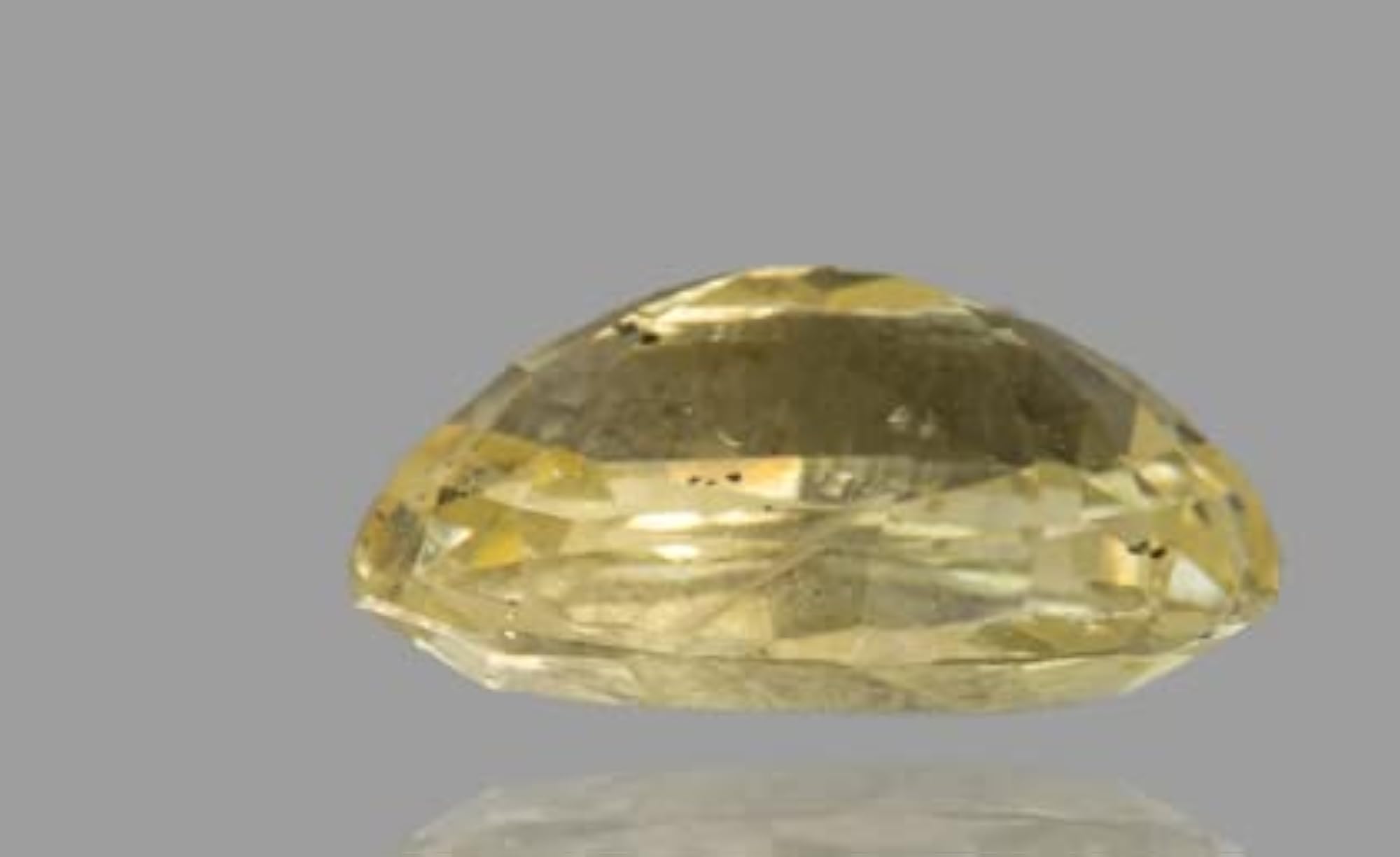 Original Certified Yellow Sapphire, 4.30 Ratti