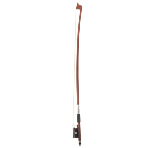 1/10 Size Violin Bow Round Stick Guitar Parts Violin Bow Replacement Wooden Musical Strings...