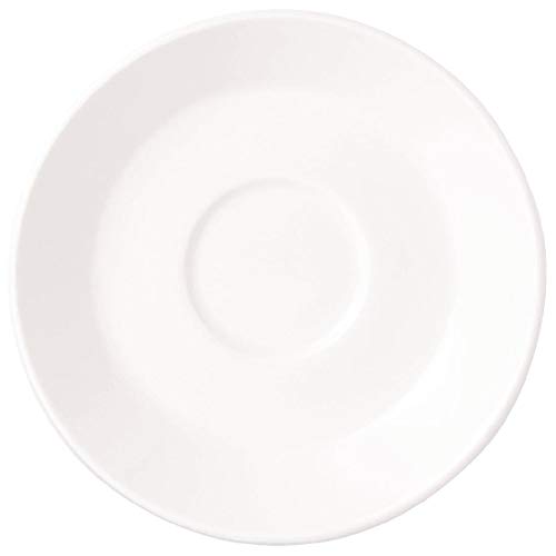 Steelite V0092 Simplicity Slimline Saucer, White (Pack of 36)