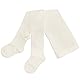 Weri Spezials Baby und Kinder Strumpfhosen rustikal gestrickt Zick Zack Zopf Muster Boho Style in Größe 86 bis 116 (92-98, Weiß)