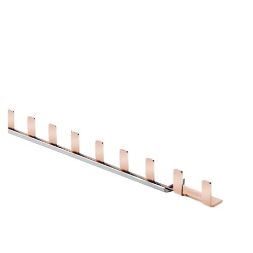 Peigne de raccordement 1P busbar 6 modules isolé avec embout de protection