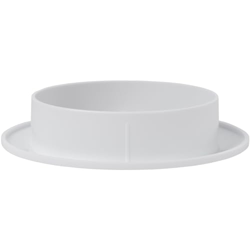 Vent Systems 5 Stück 80 mm Weiß Lüftungsabdeckung – Runde Lüftungsschlitze – Grillabdeckung – Integrierter Insektenschutz – HVAC-Lüftungsöffnungen für Badezimmer, Heimbüro, Küche