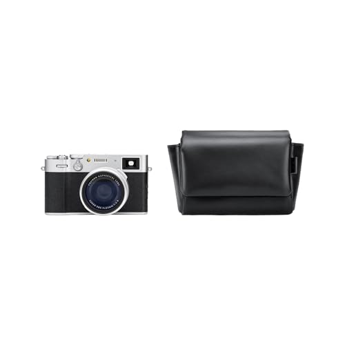 Funda Negra para Cámara PU KIWIFOTOS Compatible Fuji X100VI miniatura 1