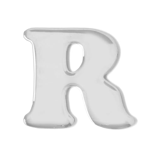 Image of GG Grand General 94345 4 Inches Chrome Letter R with Tape