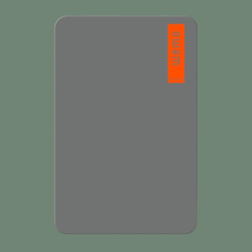 Bloc de notas de silicona reutilizable grande IPPINKA borrable impermeable gris 5