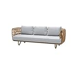 rattan sofa ottomane Vielseitiges Ecksofa: Ecksofa mit einer extra breiten Chaiselongue für maximalen Komfort. Wenn Freunde vorbeikommen, können Sie die Ottomane nach Belieben auf beiden Seiten des Sofas platzieren