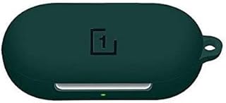 جراب حماية من السيليكون سهل الحمل متوافق مع سماعات ون بلس بادز زد برايم فولت الأذن غير متضمنة اخضر