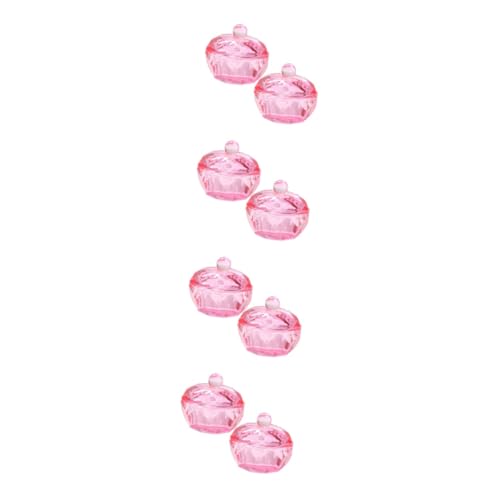 Set de 8 Platos de Acrílico con Tapa para Manicura miniatura 6