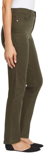 Gloria Vanderbilt Women's Amanda Classic High Rise Tapered Jean (US, Numeric, 12, Regular, Regular, Pine Glen)2