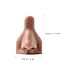 minkissy Silicone Nose Model, Soft Fake Nose Body Part for Piercing Practice & Jewelry Display, 3D Human Organ Mannequin for Tattooing and Acupuncture Teaching