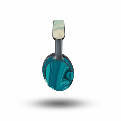Image of MightySkins Skin Compatible with Bose QuietComfort Ultra - Aqua Swirl | Protective, Durable, and Unique Vinyl Decal wrap Cover | Easy to Apply, Remove, and Change Styles