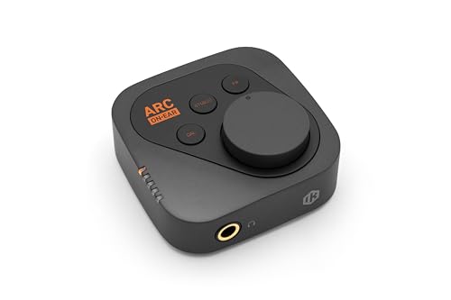 Image of IK Multimedia ARC ON•Ear Portable Headphone Correction System Studio Monitoring DAC Amplifier Virtual Speakers Calibration Profiles 250+ Headphones Standalone Presets