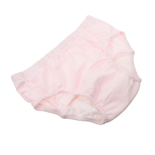 UKCOCO Pañales Lavables para Incontinencia Adultos Ropa Interior Antifugas para Ancianos Transpirable y Cómoda Protección para Uso Diario Fácil de Lavar y Secar Talla Xl Rosa