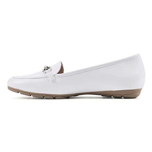 Image of CLIFFS BY WHITE MOUNTAIN Women's Glowing Cushioned Loafer Flat