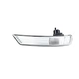 Luz de señal de giro del espejo retrovisor: la lámpara del espejo retrovisor con función impermeable y funciona normalmente en días de lluvia, luces de espejo.