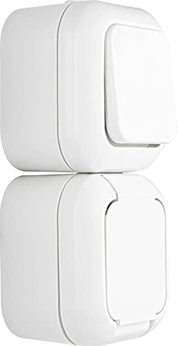 Apparecchio multifunzione, interruttore 1P o 2P, deviatore 1P, pulsante NA/NC 16A 250V