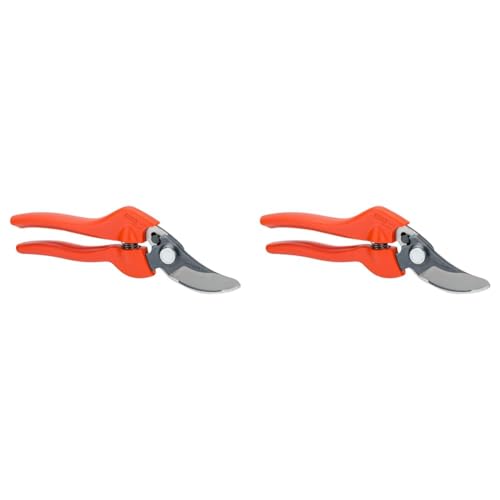 Bahco PG-12-F Sécateur léger, Multicolore, 210 mm (Lot de 2)