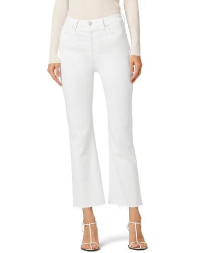 Jean bootcut taille haute blanc Hudson Faye 51 pour affiner la silhouette