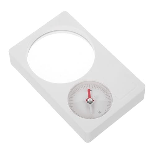 Brújula Mini Plástica 2 en 1 con Lupa para Camping miniatura 1