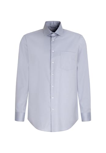 Seidensticker 146005, Regular Fit Langarm Business-Hemd, 45