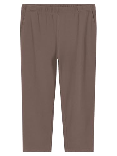 Weintee Women's Plus Size Petite Knit Pants with Pockets
