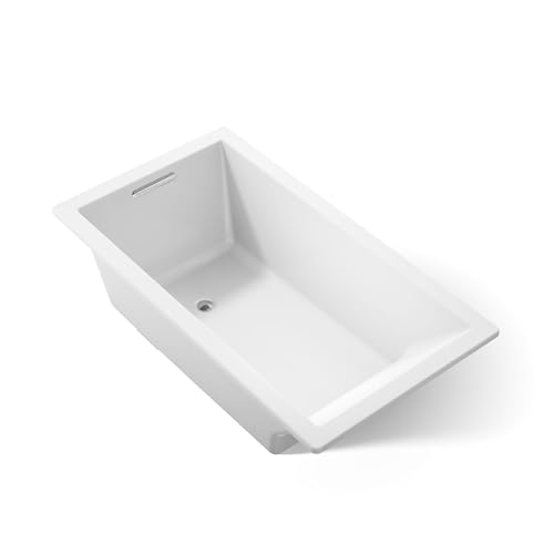 Kohler 1136-0 Underscore® 66' x 36' drop-in bath, White