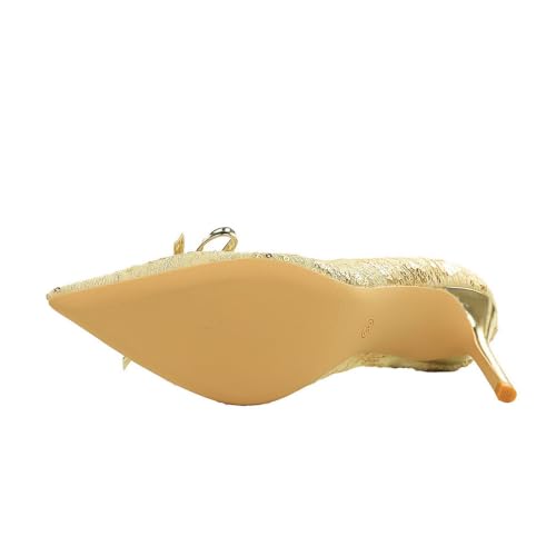 Chaussures à talons hauts d'une finition dentelle premium luxe