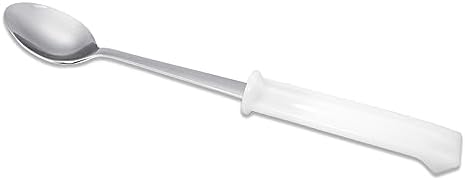 Rehabilitation Advantage Long Teaspoon with Lightweight Plastic Handle image 3