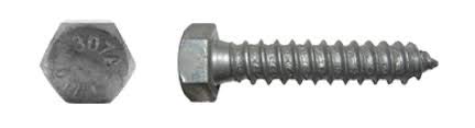 1/4" x 1-1/2" (250 Pack) Galvanized Lag Screw Pack Grade A - Hot Dip Galvanized for Exterior Use - by Fastener Depot, LLC