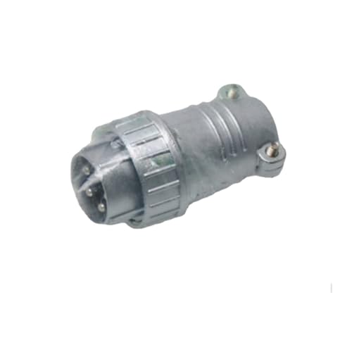 Conector de enchufe NJC-2414-PM metálico multipolo tipo macho aéreo 3