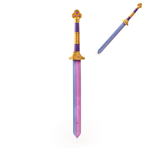 Purple Sword Cosplay Costume Prop Dagger Sword Anime Props, Purple Sword for Halloween & Collectible